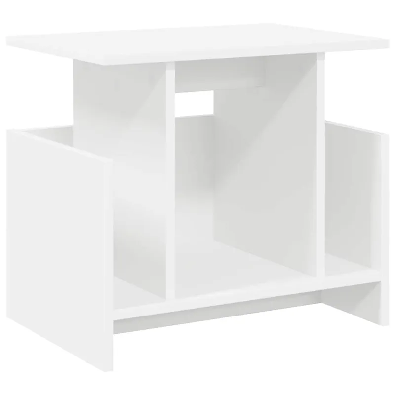 Televizoriaus stovas 2 pcs Balta 50 x 35 x 45 cm