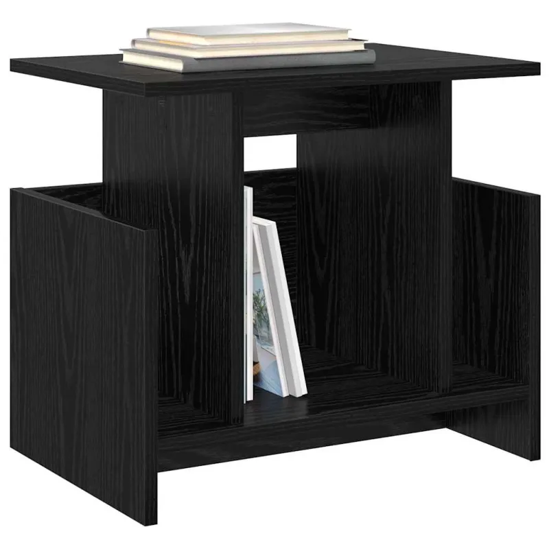 Televizoriaus stovas 2 pcs Juodas ąžuolas 50 x 35 x 45 cm
