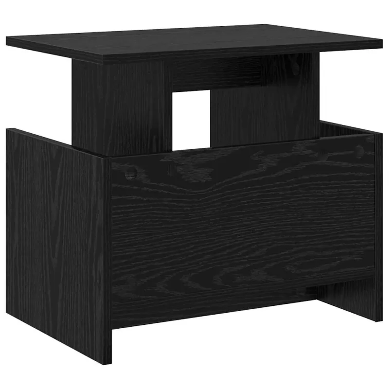 Televizoriaus stovas 2 pcs Juodas ąžuolas 50 x 35 x 45 cm