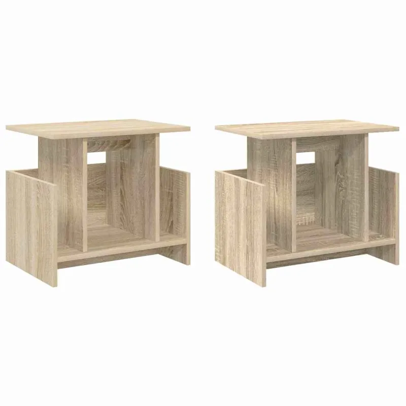 Televizoriaus stovas 2 pcs Sonoma ąžuolas 50 x 35 x 45 cm