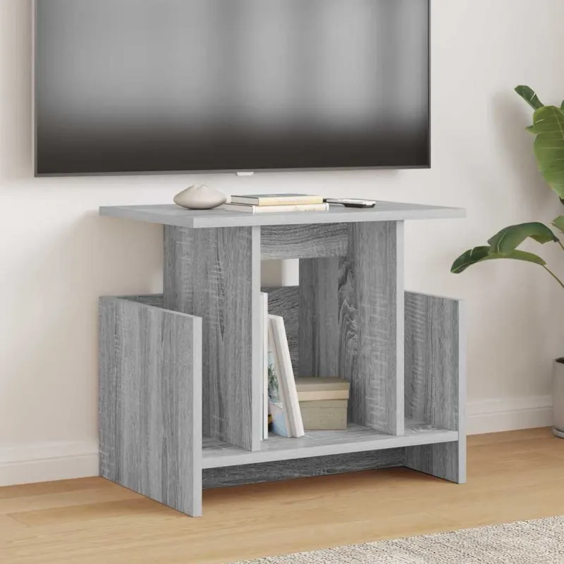 Televizoriaus stovas 2 pcs Pilkas Sonoma 50 x 35 x 45 cm