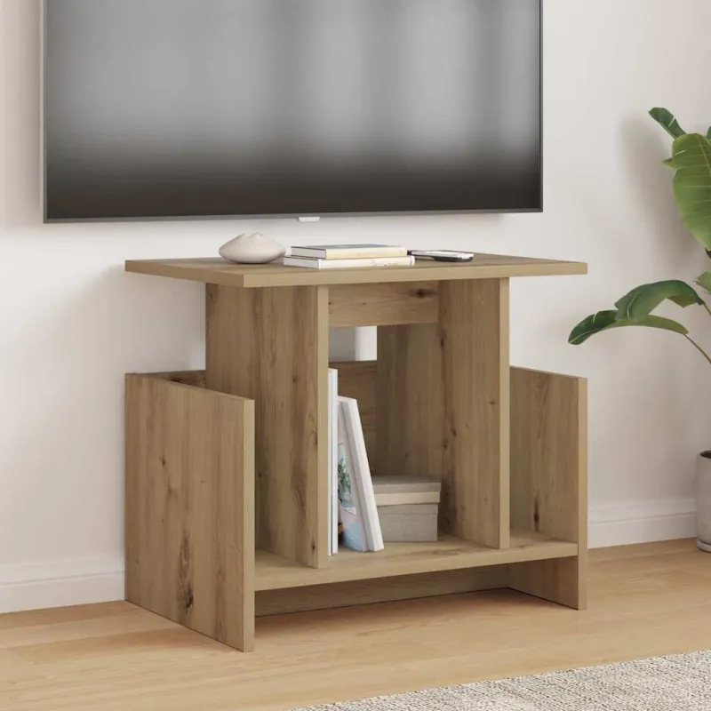 Televizoriaus stovas 2 pcs Amatininkų ąžuolas 50 x 35 x 45 cm