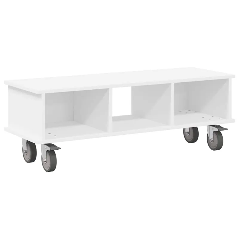 Televizoriaus stovas Balta 100 x 35 x 35 cm Apdirbta mediena