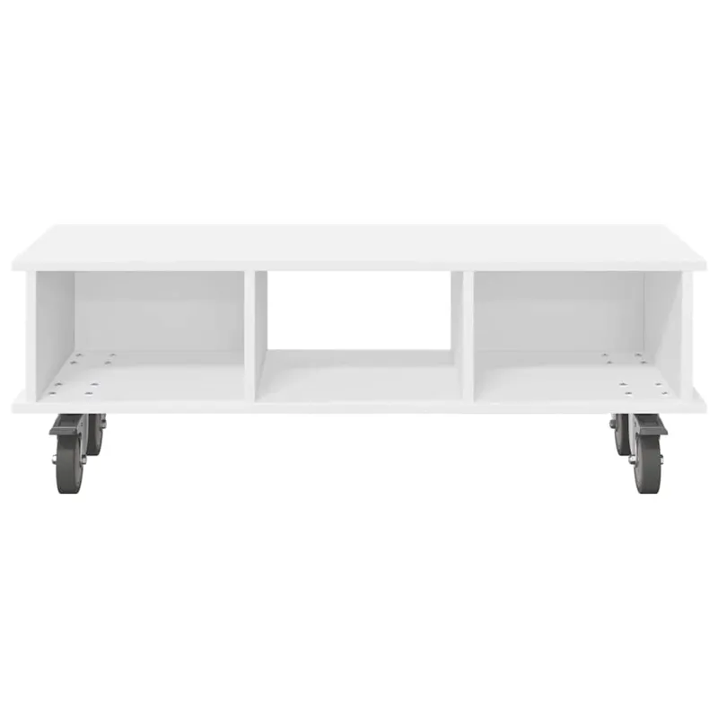 Televizoriaus stovas Balta 100 x 35 x 35 cm Apdirbta mediena