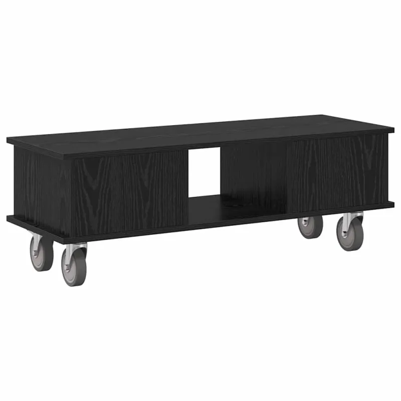 Televizoriaus stovas Juodas ąžuolas 100 x 35 x 35 cm