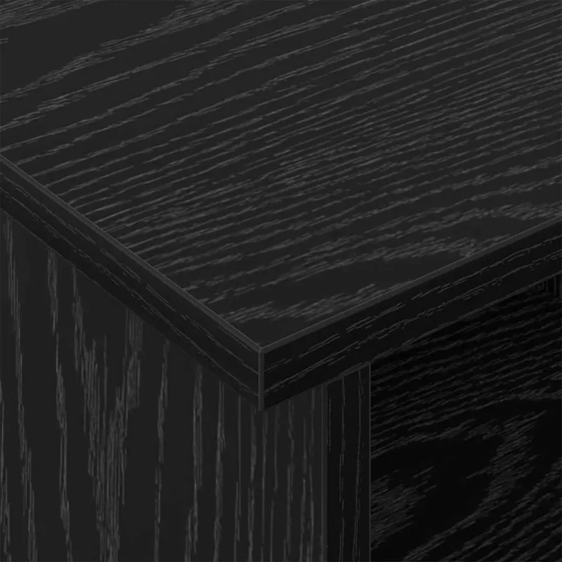 Televizoriaus stovas Juodas ąžuolas 100 x 35 x 35 cm