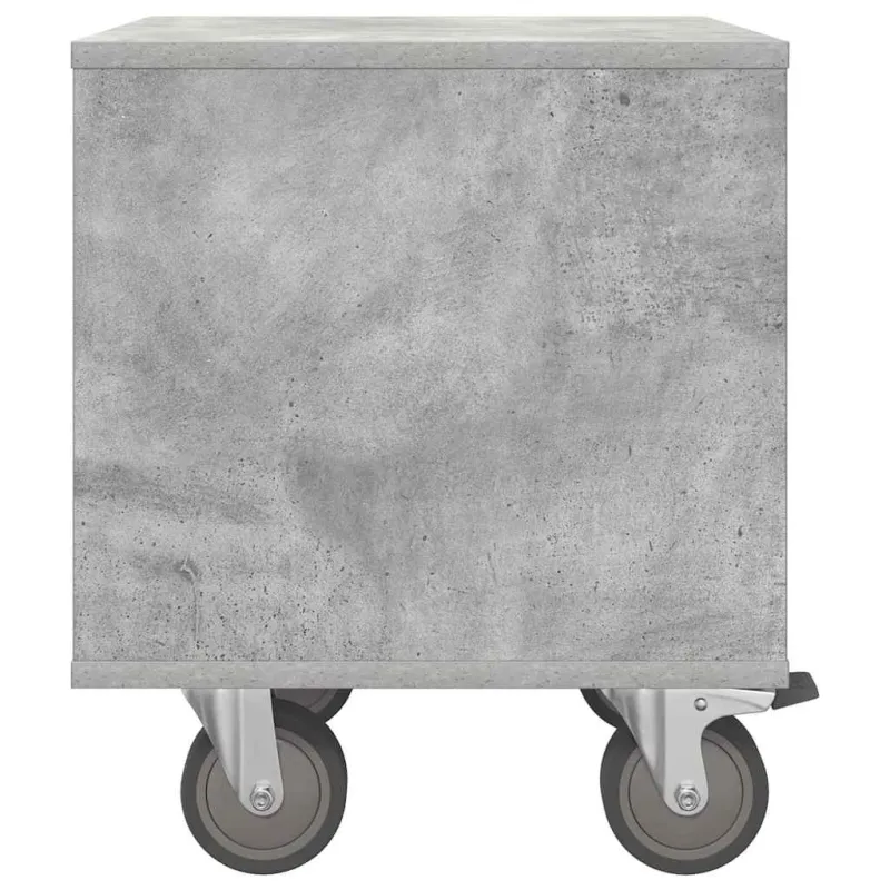 Naktinis staliukas 2 pcs Betono pilka 40,5 x 40 x 48 cm