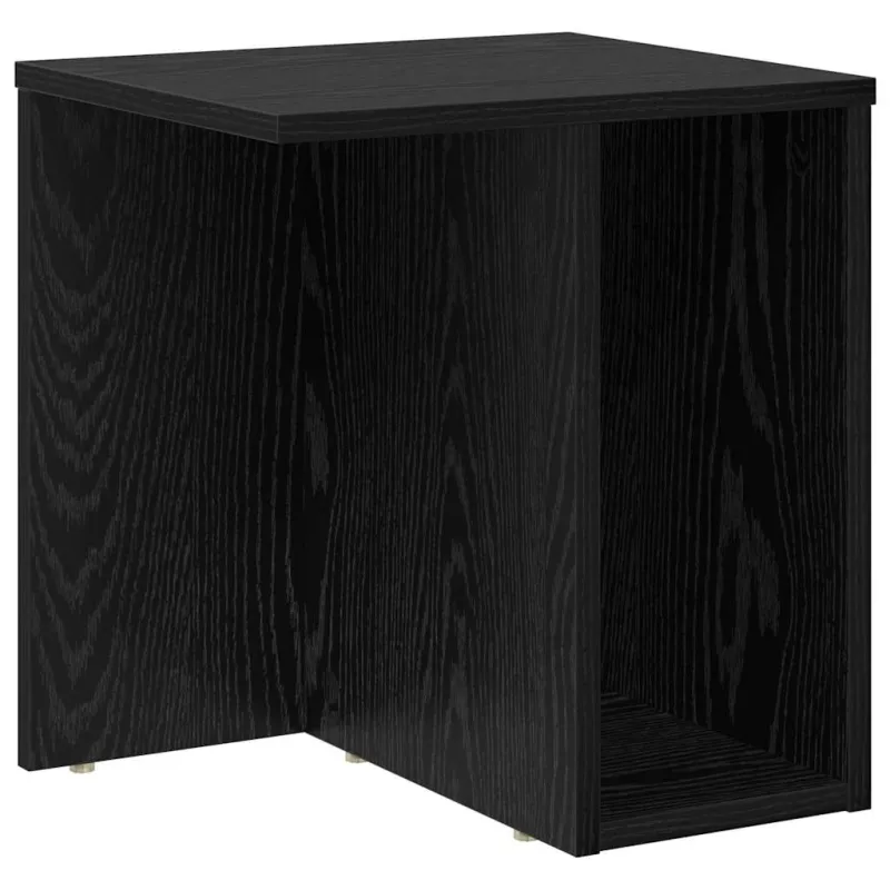 Žurnalinis staliukas 2 pcs Juodas ąžuolas 37 x 32 x 40 cm