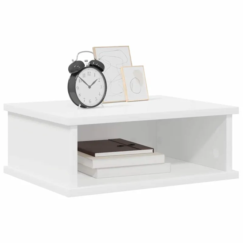 Naktinis staliukas 2 pcs Balta 40 x 31 x 15 cm Apdirbta mediena