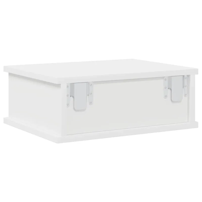 Naktinis staliukas 2 pcs Balta 40 x 31 x 15 cm Apdirbta mediena