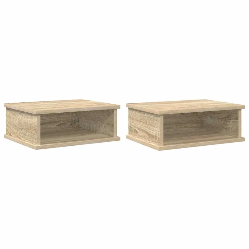 Naktinis staliukas 2 pcs Sonoma ąžuolas 40 x 31 x 15 cm