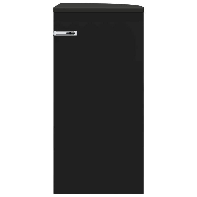 Žurnalinis staliukas Juoda 29,6 x 29,6 x 60 cm Apdirbta mediena
