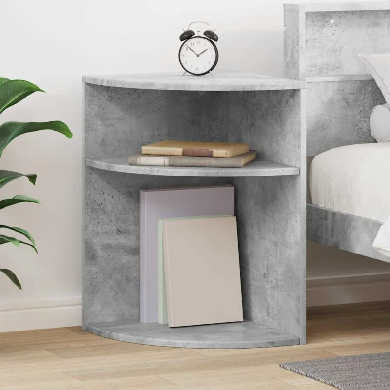 Žurnalinis staliukas Betono pilka 39,7 x 39,7 x 60 cm