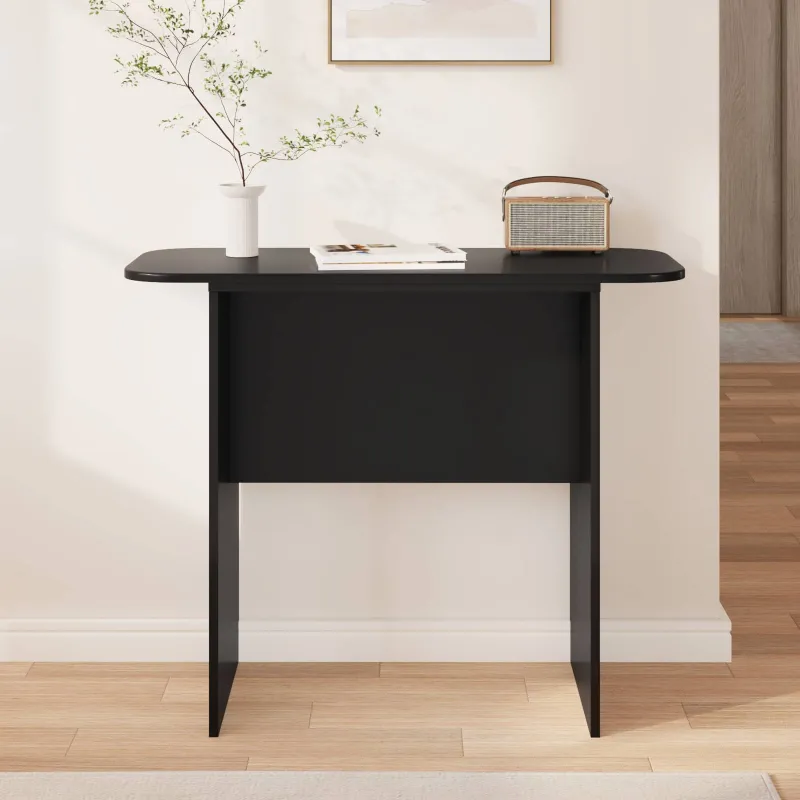 Konsolinis stalas Juoda 93 x 40 x 75 cm Apdirbta mediena