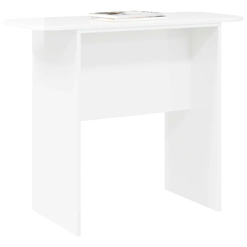 Konsolinis stalas Aukštai blizganti balta 93 x 40 x 75 cm