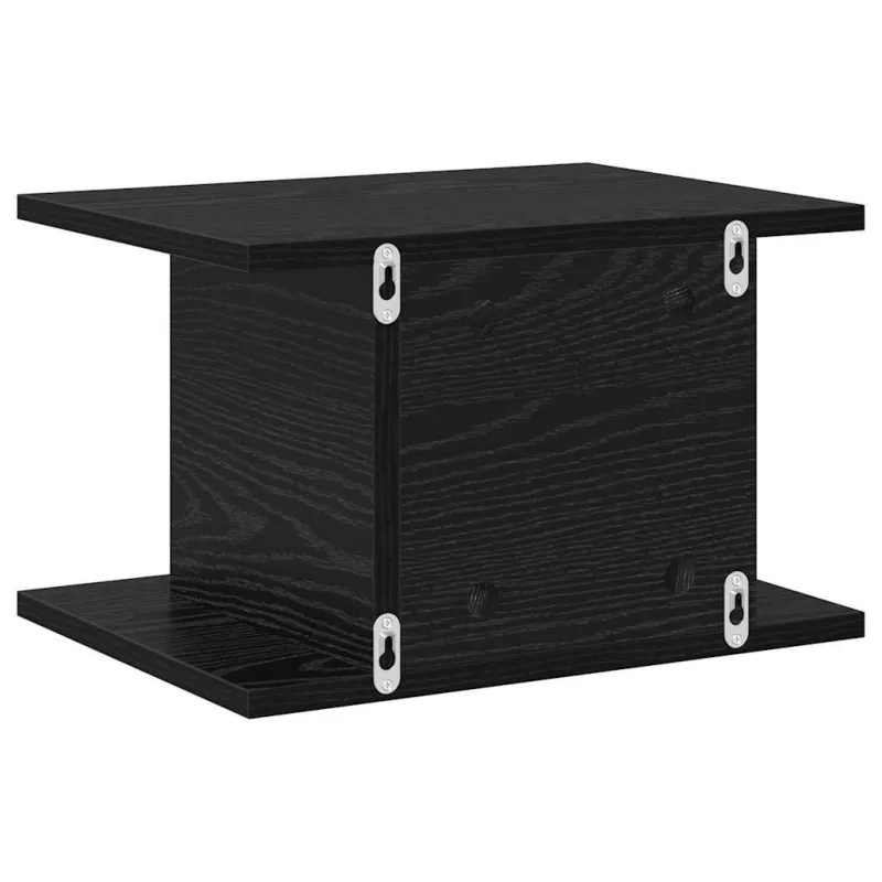 Naktinis staliukas 2 pcs Juodas ąžuolas 40 x 30 x 25 cm