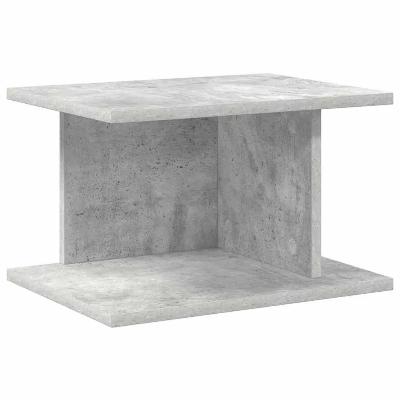 Naktinis staliukas 2 pcs Betono pilka 40 x 30 x 25 cm