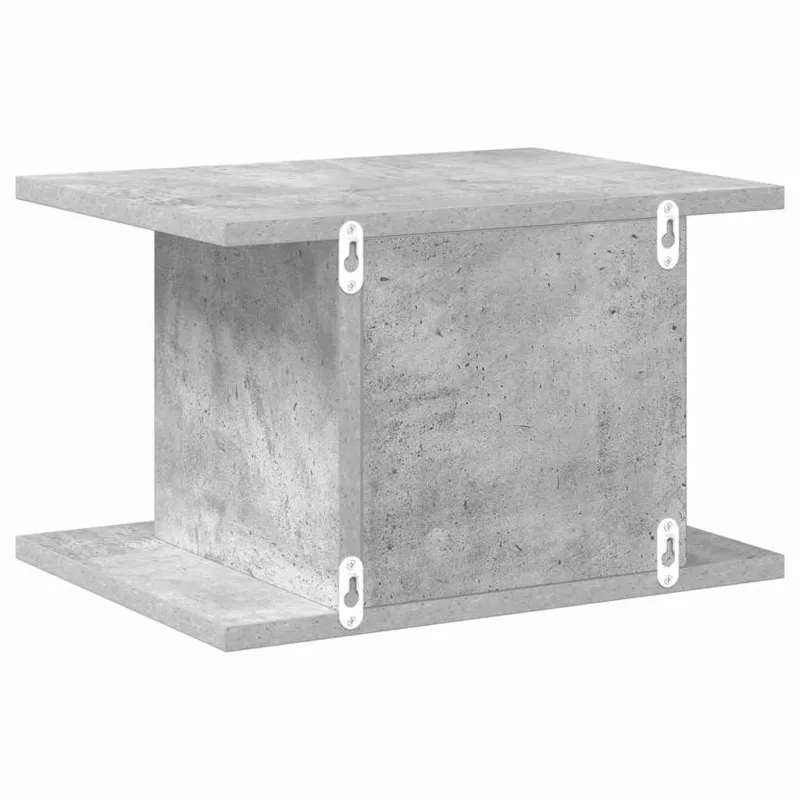 Naktinis staliukas 2 pcs Betono pilka 40 x 30 x 25 cm