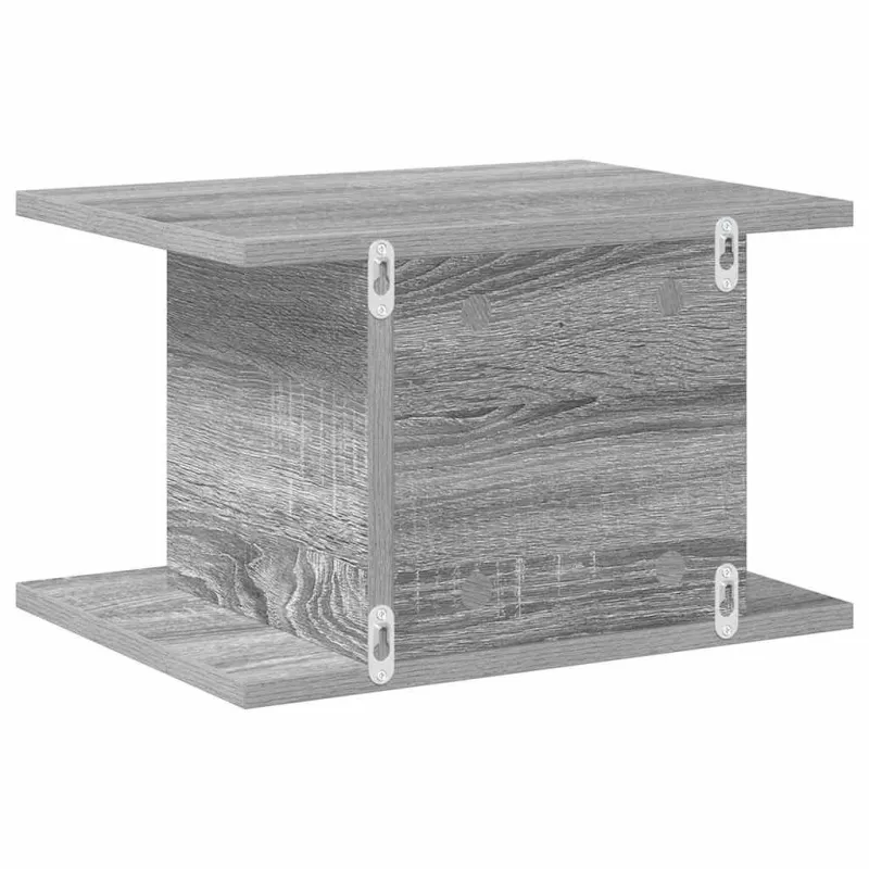 Naktinis staliukas 2 pcs Pilkas Sonoma 40 x 30 x 25 cm