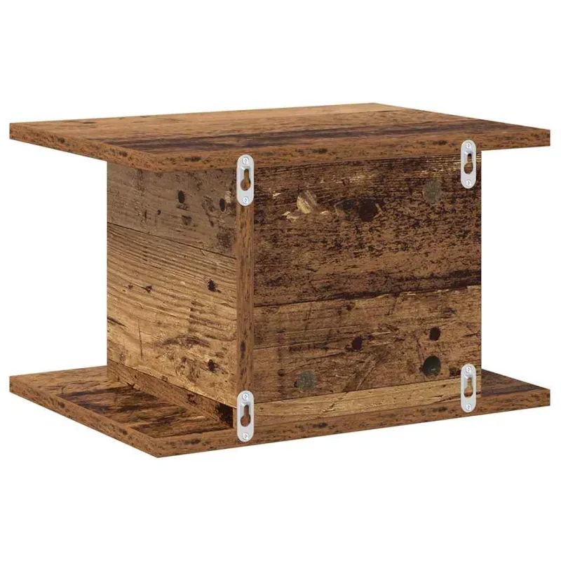 Naktinis staliukas 2 pcs Senas medis 40 x 30 x 25 cm