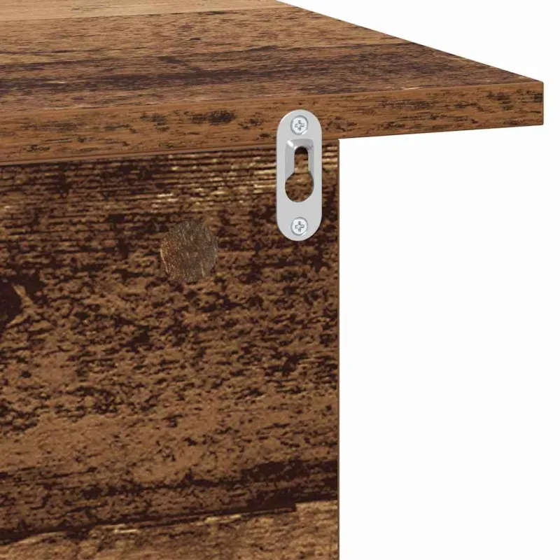 Naktinis staliukas 2 pcs Senas medis 40 x 30 x 25 cm