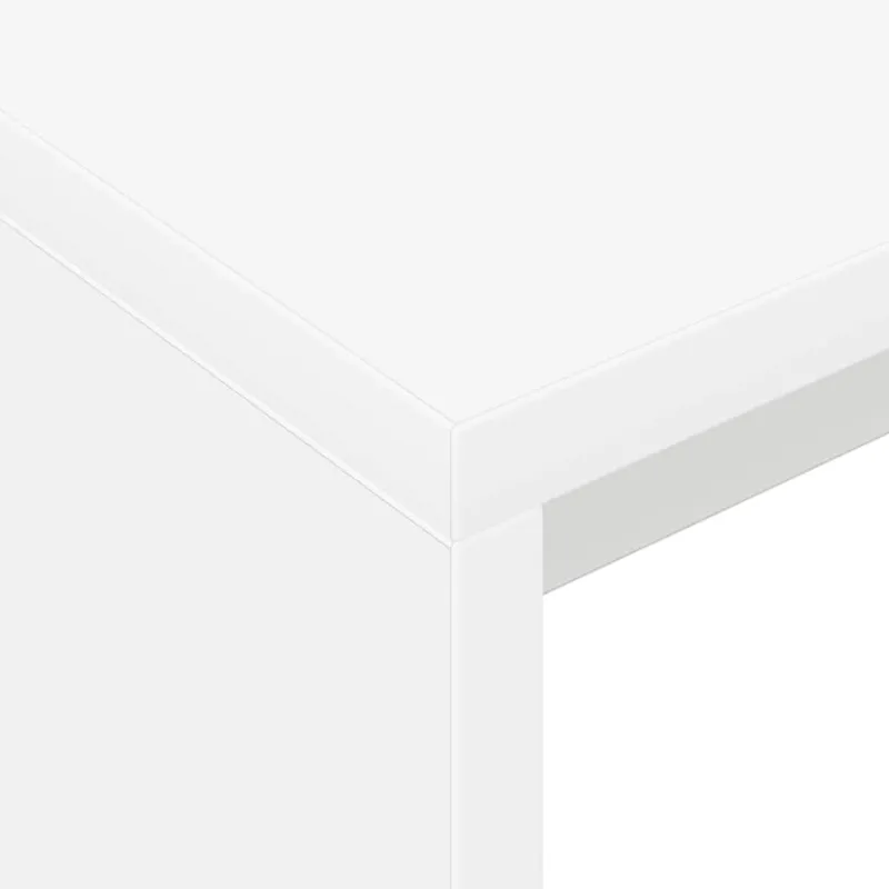 Stalas Balta 109 x 50 x 78 cm Apdirbta mediena
