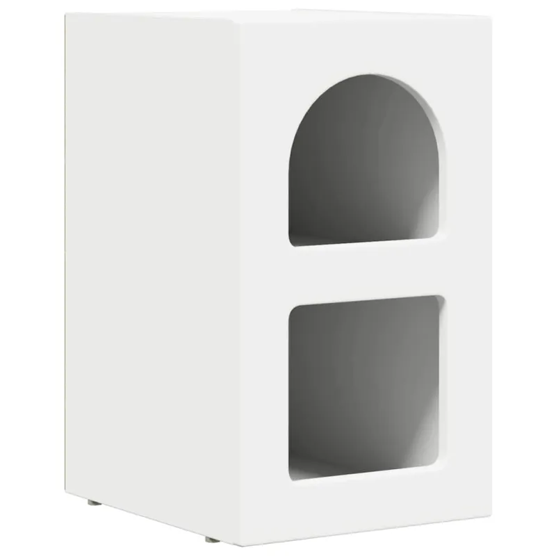 Naktinis staliukas 2 pcs Balta 29,5 x 33,5 x 50 cm
