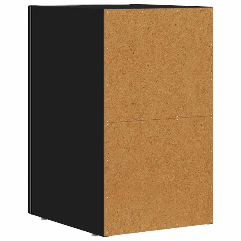 Naktinis staliukas Juoda 29,5 x 33,5 x 50 cm Apdirbta mediena