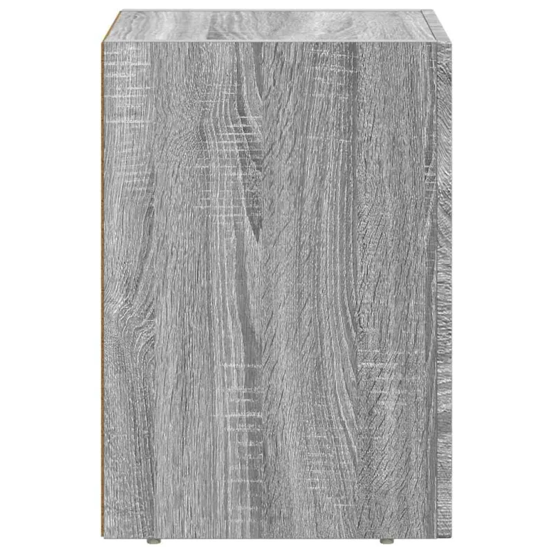Naktinis staliukas 2 pcs Pilkas Sonoma 29,5 x 33,5 x 50 cm
