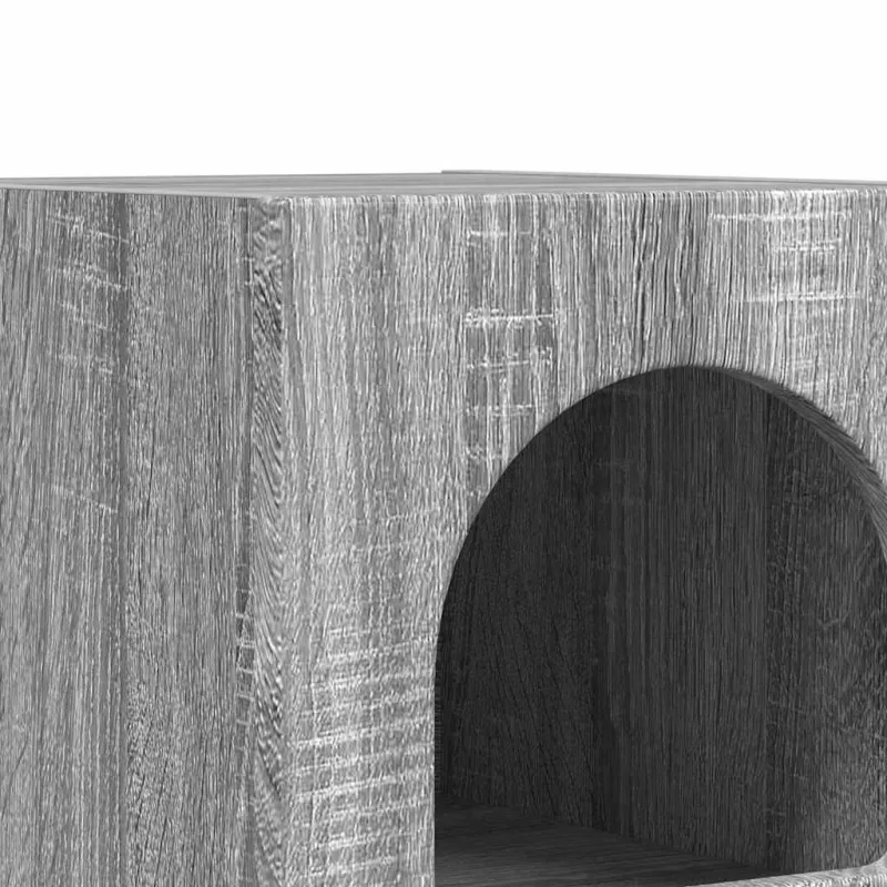 Naktinis staliukas 2 pcs Pilkas Sonoma 29,5 x 33,5 x 50 cm