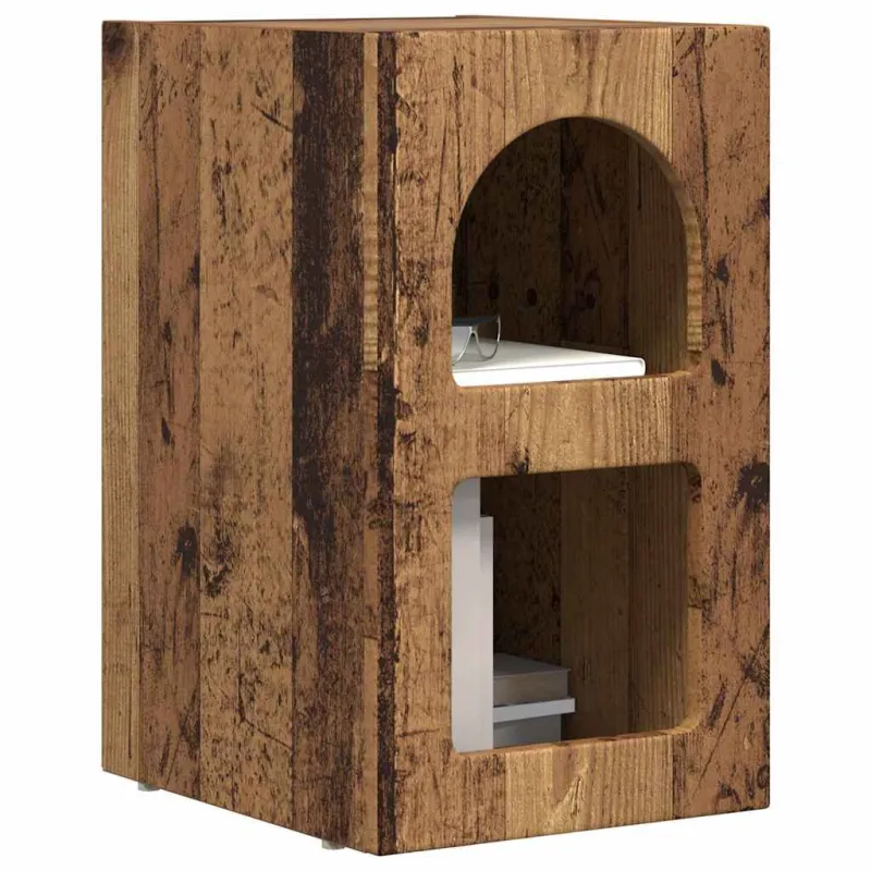 Naktinis staliukas 2 pcs Senas medis 29,5 x 33,5 x 50 cm