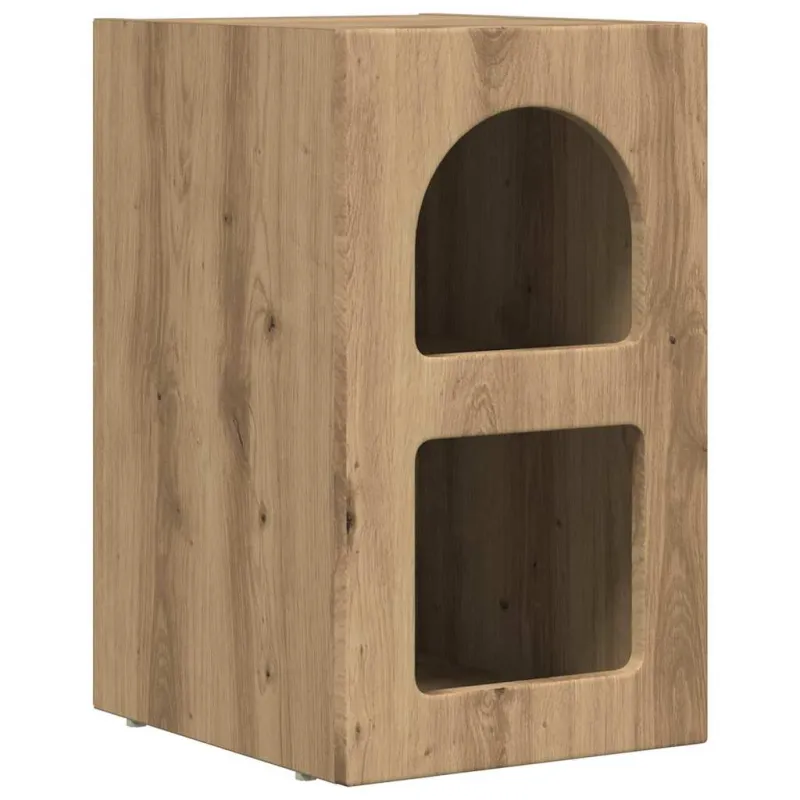 Naktinis staliukas 2 pcs Amatininkų ąžuolas 29,5 x 33,5 x 50 cm