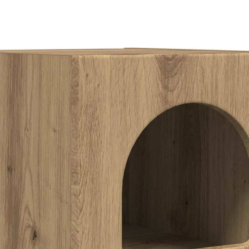 Naktinis staliukas 2 pcs Amatininkų ąžuolas 29,5 x 33,5 x 50 cm