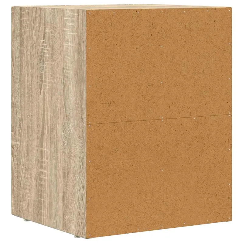 Naktinis staliukas 2 pcs Sonoma ąžuolas 40 x 35 x 50 cm