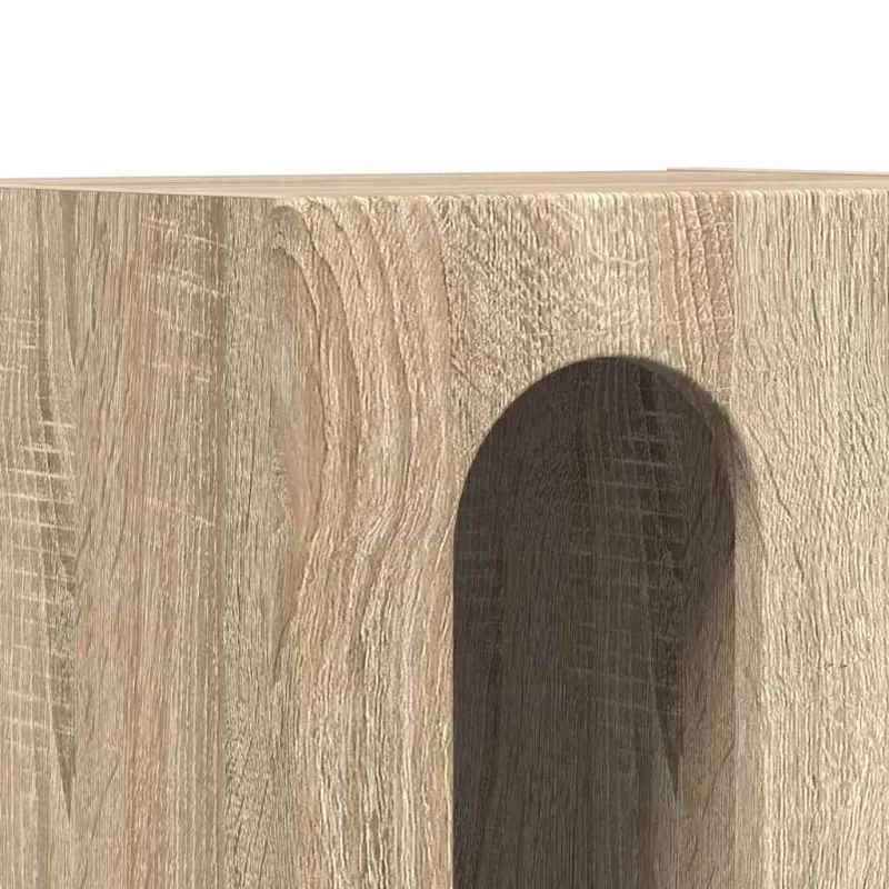 Naktinis staliukas 2 pcs Sonoma ąžuolas 40 x 35 x 50 cm