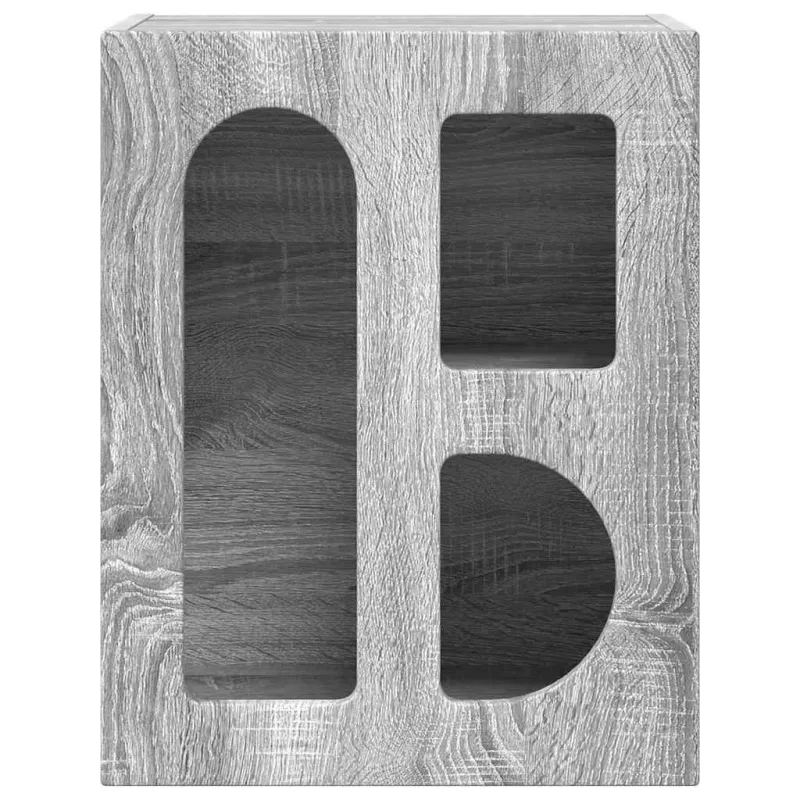 Naktinis staliukas 2 pcs Pilkas Sonoma 40 x 35 x 50 cm