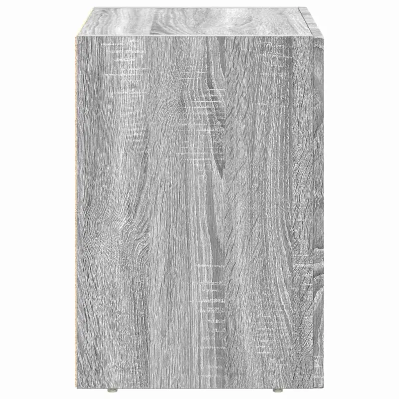 Naktinis staliukas 2 pcs Pilkas Sonoma 40 x 35 x 50 cm