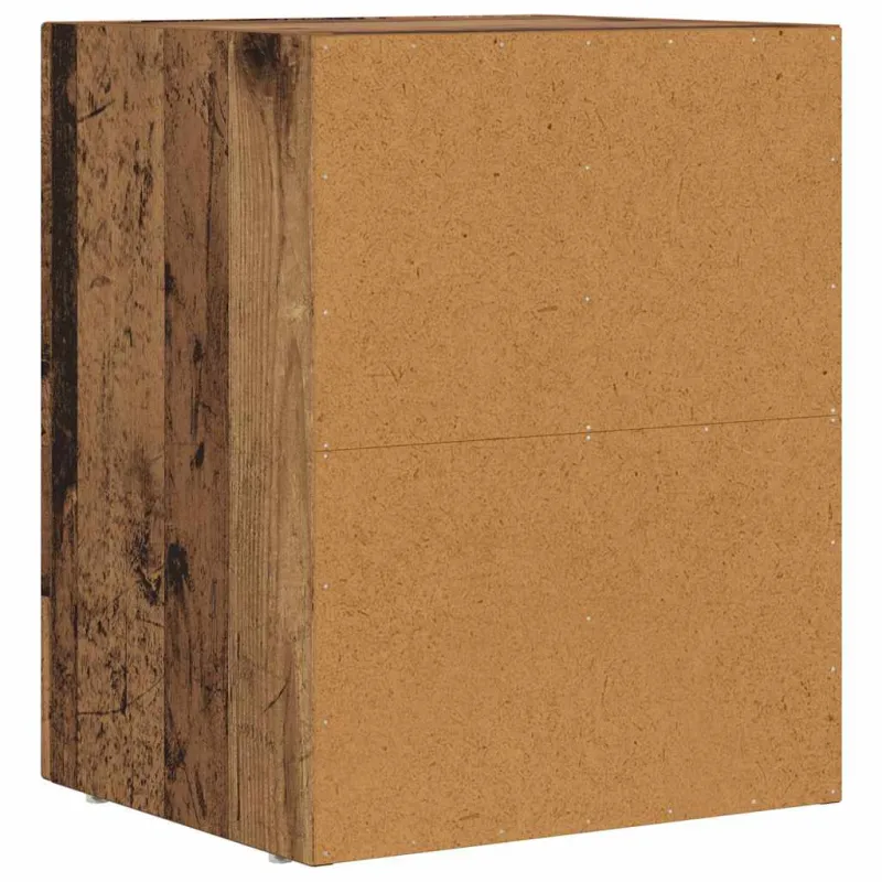 Naktinis staliukas 2 pcs Senas medis 40 x 35 x 50 cm