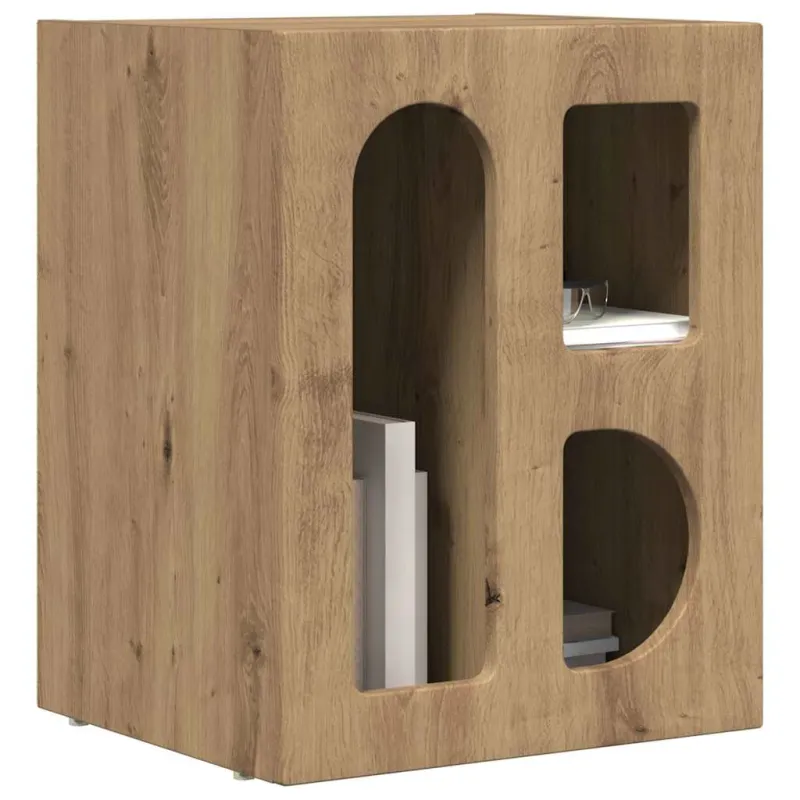 Naktinis staliukas 2 pcs Amatininkų ąžuolas 40 x 35 x 50 cm