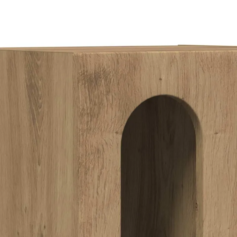 Naktinis staliukas 2 pcs Amatininkų ąžuolas 40 x 35 x 50 cm