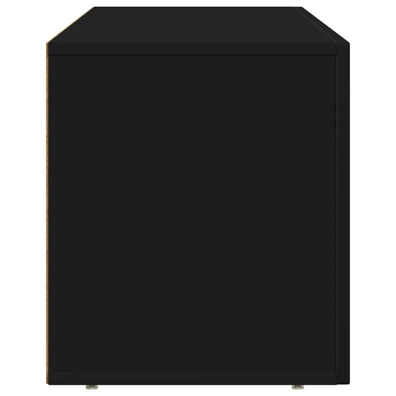 Televizoriaus spintelė Juoda 100 x 35 x 40 cm Apdirbta mediena