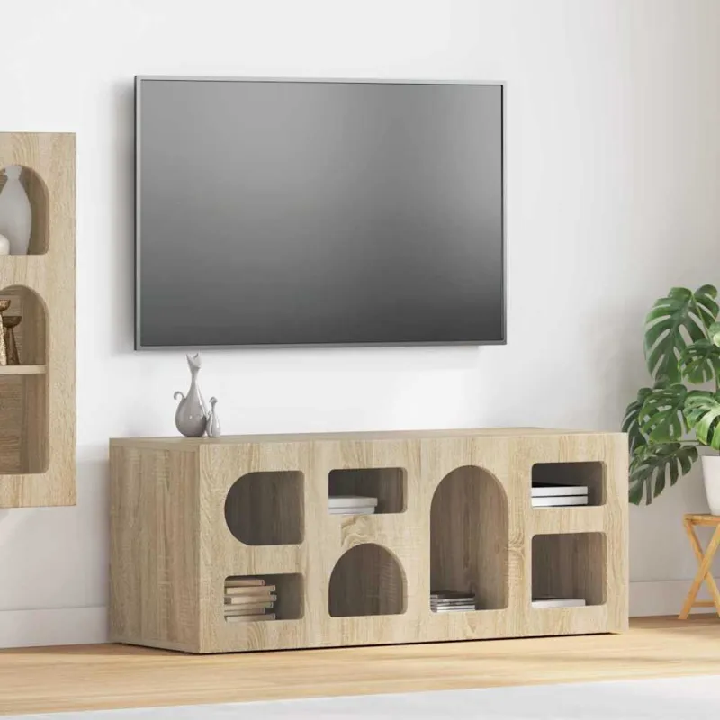 Televizoriaus spintelė Sonoma ąžuolas 100 x 35 x 40 cm
