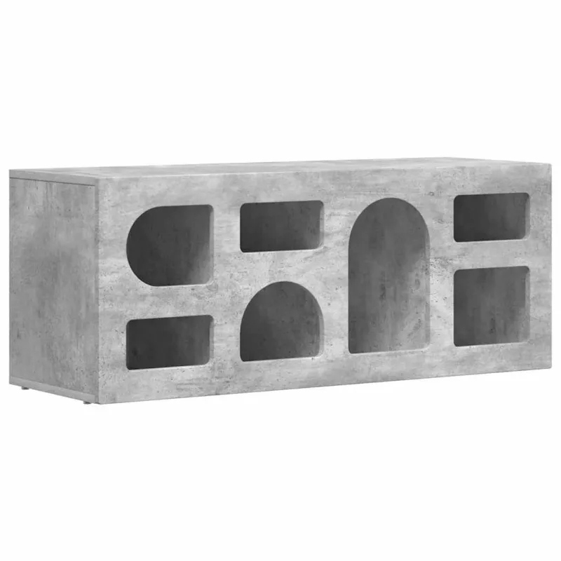 Televizoriaus spintelė Betono pilka 100 x 35 x 40 cm