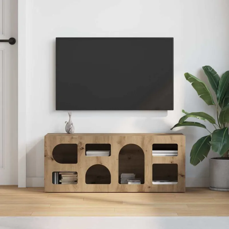 Televizoriaus spintelė Amatininkų ąžuolas 100 x 35 x 40 cm