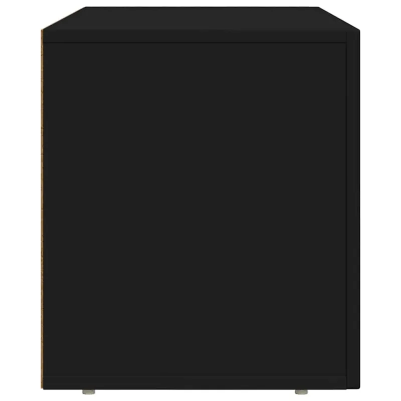 Televizoriaus spintelė Juoda 80 x 35 x 40 cm Apdirbta mediena
