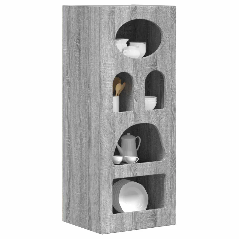 Kabalas Pilkas Sonoma 40 x 35 x 100,5 cm Apdirbta mediena