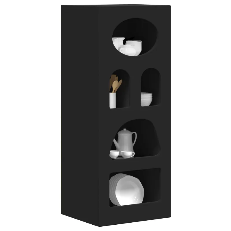 Kabalas Juoda 40 x 35 x 100.5 cm Apdirbta mediena