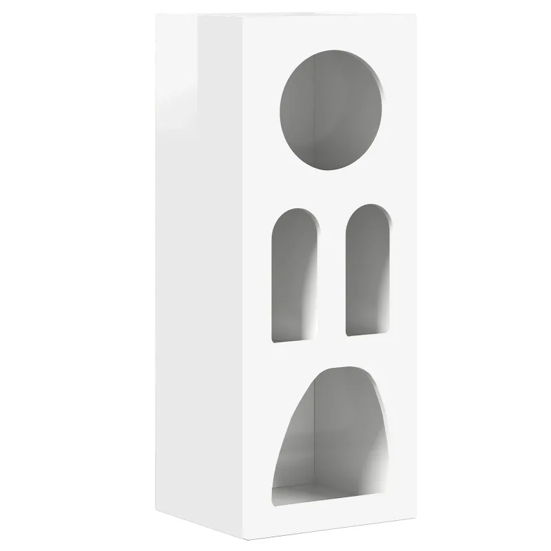 Kabalas Aukštai blizganti balta 40 x 35 x 100.5 cm