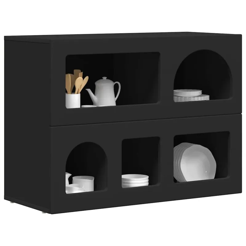 Kabalas Juoda 80.5 x 35 x 59 cm Apdirbta mediena