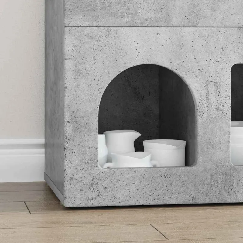 Kabalas Betono pilka 80.5 x 35 x 59 cm Apdirbta mediena